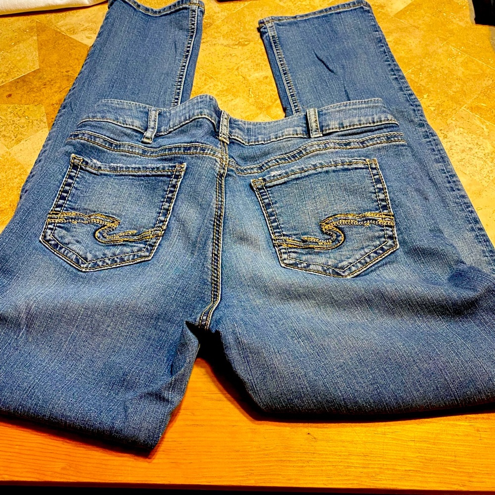 Silver Suki Straight leg jeans. W31/L32